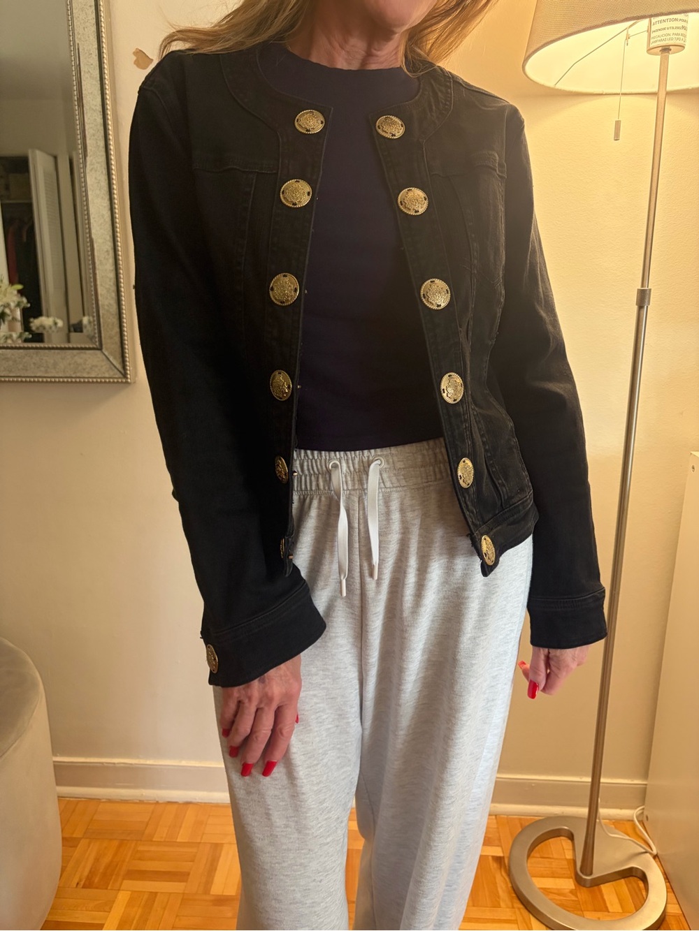 Vintage Melanie Lyne buttoned denim jacket